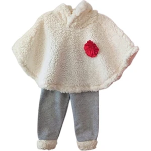 Kidsman Online Kapüşonlu Bebek Panço Takım