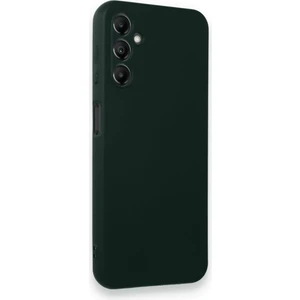 Galaxy A14 4g Kılıf Antibakteriyel Esnek Soft Parmak İzi Yapmaz Silikon - Koyu Yeşil