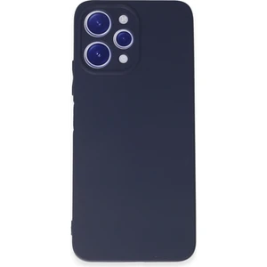 Xiaomi Redmi 12 Kılıf Antibakteriyel Esnek Soft Parmak İzi Yapmaz Silikon - Lacivert