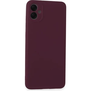 Galaxy A05 Kılıf Antibakteriyel Esnek Soft Parmak İzi Yapmaz Silikon - Mor