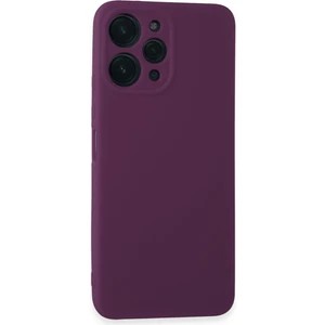 Xiaomi Redmi 12 Kılıf Antibakteriyel Esnek Soft Parmak İzi Yapmaz Silikon - Mor