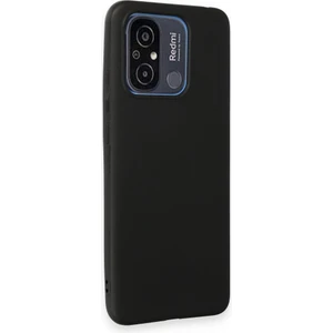 Xiaomi Redmi 12C Kılıf Antibakteriyel Esnek Soft Parmak İzi Yapmaz Silikon - Siyah