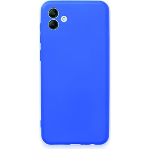 Galaxy A04 Kılıf Antibakteriyel Esnek Soft Parmak İzi Yapmaz Silikon - Mavi
