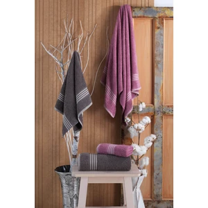 Mira Home 4 Lü Kadın Erkek Banyo Havlusu Takımı Oscar