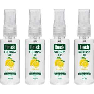 Gliserinli Kolonya  Limon 45 ml Sprey - 3 Alana 1 Bedava