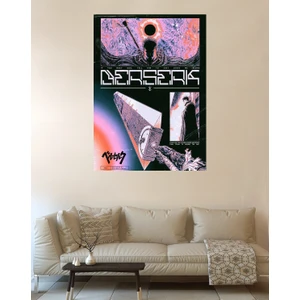 Owl Bag Anime Berserk - Just Leave Me Alone Slogan Desenli Tasarım Duvar Halısı