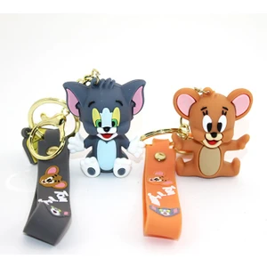 Senson Marketing CLZ192 Silikon Tom ve Jerry Anahtarlık ALK1377