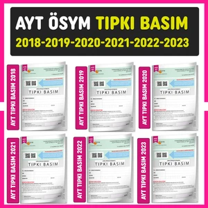 İnformal Yayınları AYT 2024 ÖSYM Çıkmış Soru Tıpkı Basım Türkiye Geneli 5li Dijital Çözümlü Deneme Seti