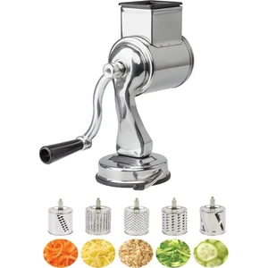 Vantuzlu ve 5 Davullu Paslanmaz Çelik Üniversal Değirmen Rendesi Sebze Kesici Dilimleyici ve Parçalayıcı() (Yurt Dışından)
