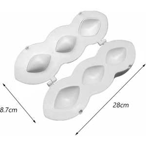 28CM Tarzı Pp Manuel Içli Köfte Ekspres Köfte Makinesi Köfte Kalıp 7cm Pres Kıyma Et Işlemcisi Kek Tatlıları Pasta Mutfak Gereçleri (Yurt Dışından)