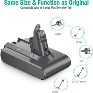 Dyson V6 SV04 SV03 Için 21.6V V6 DC62 Pil Adaptörü+Filtreler Tam Kit (Yurt Dışından)