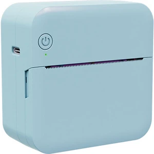 Mini Cep Yazıcısı Not Hesabı Fotoğraf Yazıcıları Taşınabilir Bluetooth Termal Etiket Yazıcısı Küçük Ev Yazıcısı Mavi (Yurt Dışından)