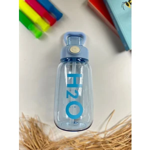 H20 Pipetli Renkli Polikarbon Spor Spor Matara Çocuk Genç Suluk Su Şişesi Suluk Su Şişesi 800 ml