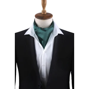 Yeşil Düz Ascot Fular K580