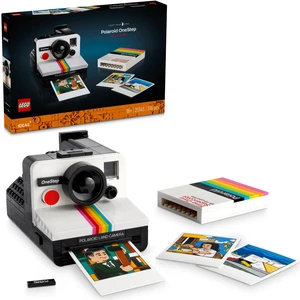 LEGO® Ideas Polaroid OneStep SX-70 Kamera 21345 - Yetişkinler için Dekoratif Yaratıcı Model Yapım Seti (516 P)