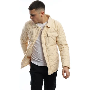 Polo State Erkek Regular Fit Kapitone Mont Ekru