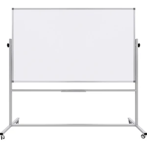 120X200 CM-360° Dönerli Ayaklı Çift Taraflı Tekerlekli Mobil Yazı TAHTASI-PAN303