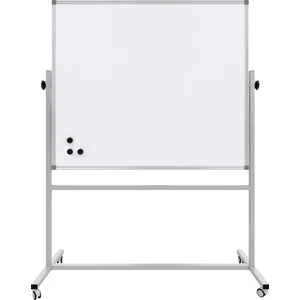 90X120 cm Mıknatıs Yüzey  360° Dönerli Ayaklı Çift Taraflı Tekerlekli Mobil Yazı TAHTASI-PAN570