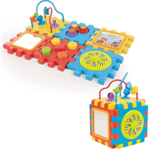 2 in 1 Eğitici Küp ve Puzzle