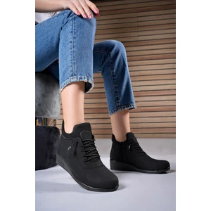 Anne Lastikli Bot 0012700MAT Siyah