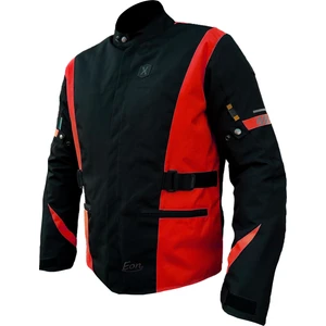 Eon 4 Mevsimlik Korumalı Uzun Motosiklet Montu Kırmızı Siyah