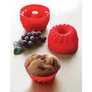 Grimor Life 6 Lı Yıkanabilir Mini Kek Muffin Pişirme Kalıbı, Silikon Muffin, Cupcake Kalıbı Karma