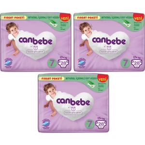Bebek Bezi 7 Numara 17+ kg 3 Paket (3*28=84 Adet)
