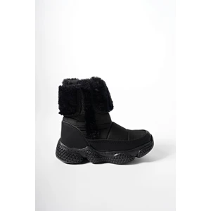 Szirnul Çocuk Fermuarlı Kar Botu 0012140SIYAH