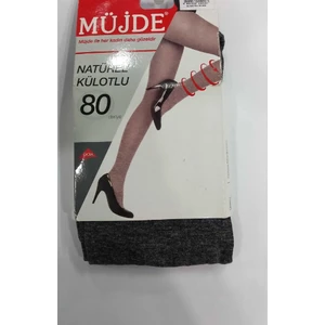 80 Denye Kalın Naturel Külotlu Çorap