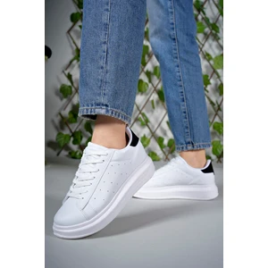 Kadın Sneaker 0012156BEYAZ Siyah Cilt
