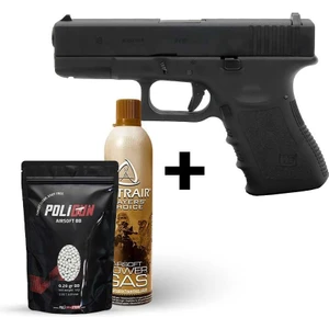 Glock 19 Gen3 Siyah  + Green Gas +0.20gr BB