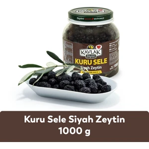 Kavlak Kuru Sele Gemlik Siyah Zeytin 1 kg