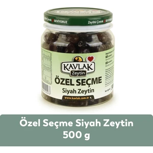 Kavlak Özel Seçme Gemlik Siyah Zeytin 500 gr