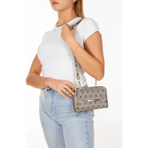 NP285 Kadın ,desenli Telefon Bölmeli Çapraz Askılı Omuz Çantası