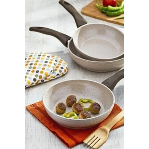 Safran Granit 3 Parça Tava Set