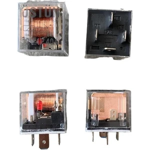 Mini Röle 12V Işıklı Şeffaf Su Geçirmez 40 A 4 Fişli