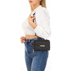 NP285 Kadın ,desenli Telefon Bölmeli Çapraz Askılı Omuz Çantası