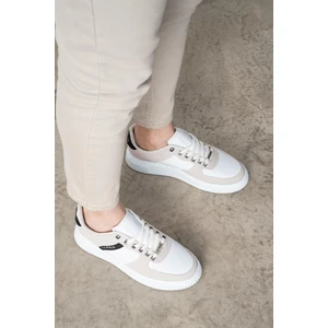 L.a Polo 311 Beyaz Buz Siyah Renk Beyaz Tabanlı Erkek Günlük Ayakkabı