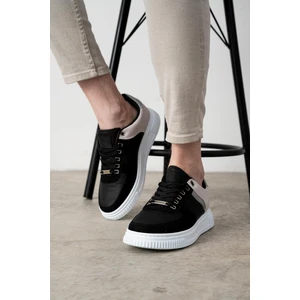 L.a Polo 311 Siyah Buz Renk Beyaz Tabanlı Erkek Günlük Ayakkabı