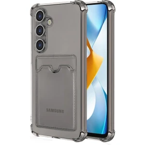 Samsung Galaxy S24 Plus Card Slot Shock Kılıf Füme