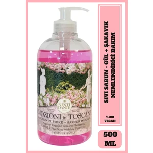 Nesti Dante Emozioni İn Toscana Garden In Bloom Sıvı Sabun 500ml |Nemlendirici |Gül, Şakayık