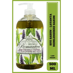 Nesti Dante Romantica Wild Tuscan Lavender & Verbena sıvı Sabun 500ml |Nemlendirici | Lavanta