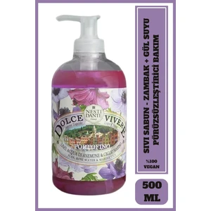 Nesti Dante Dolce Vivere Portofino Sıvı Sabun 500ml | Sıkılaştırıcı ve Nemlendirici | Zambak ve Gül Suyu Özü