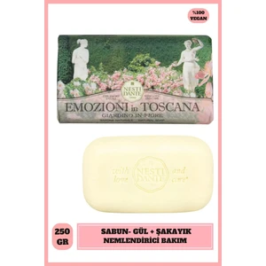 Nesti Dante Emozioni in Toscana Gıardıno ın Fıore Katı Sabun 250gr | Nemlendirici | Gül ve Şakayık