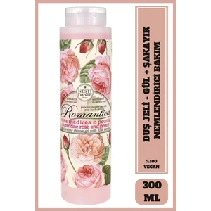 Nesti Dante Romantica Florentine Rose Peony Duş Jeli 300ml | Nemlendirici |Floransa Gülü ve Şakayık