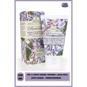 Nesti Dante Romantica Toskana Yüz ve Vücut Kremi 150 ml | Yoğun Yaşlanma Karşıtı| Mor Salkım ve Leylak Özlü