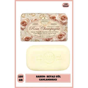 Nesti Dante Le Rose Champagne Katı Sabun 150 gr | Canlandırıcı | Beyaz Gül