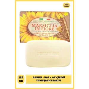 Nesti Dante Marsiglia in Fiore Honey & Sunflower Katı Sabun 125 Gr | Nemlendirici |Ayçiçeği ve Bal Özlü