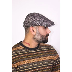 Bay Şapkacı Erkek Kırçıllı Italyan Yün Kasket