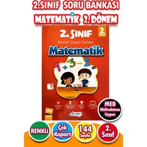 Harika Kitap 2.sınıf Matematik 2.dönem - Etkinlikli Çalışma ve Soru Bankası Kitabı